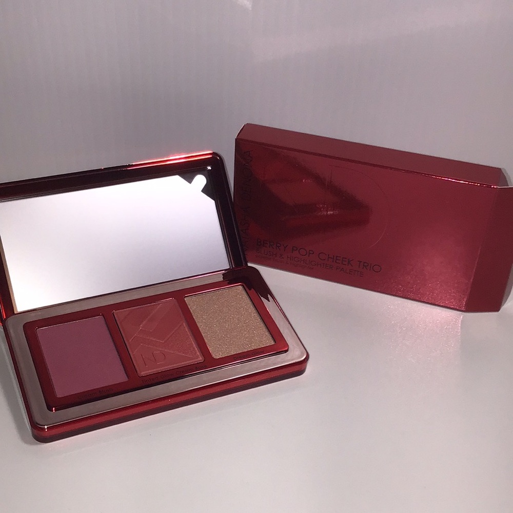 Natasha Denona Berry Pop Cheek Trio - Pink, Rose, Shimmer Gold